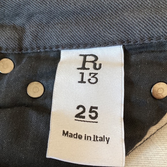 R13 x Metallica Kate Skinny Jeans - Size 25 - Picture 5 of 7